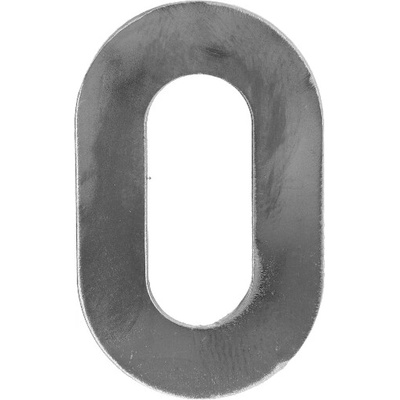 Číslo domové 0, 120 x 80 x 3 mm, hladké, bez úpravy