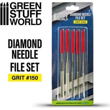 Green Stuff World Diamond Needle Files Set Grit 150 / Sada diamantových ihlových pilníkov zrnitosť 150 GSW1034