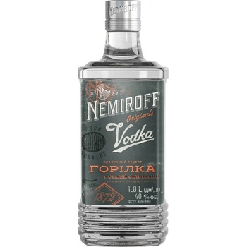 Nemiroff Original 40% 1 l (čistá fľaša)