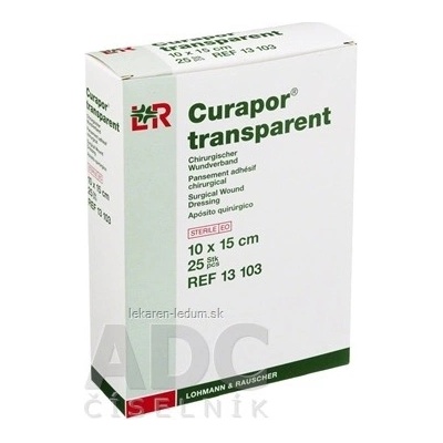 CURAPOR KRYTIE NA RANY TRANSPARENT 10 x 15 cm