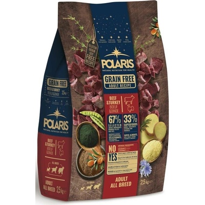 Polaris Grain Free Dog Adult All Breed Beef & Turkey 2,5 kg