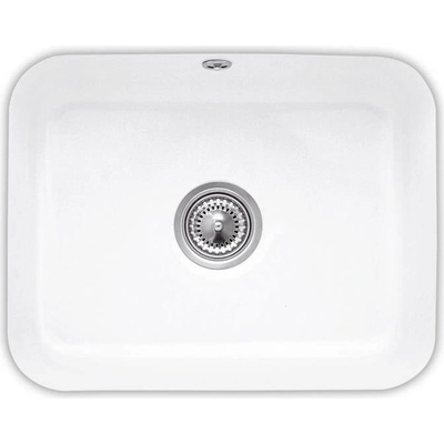 Villeroy & Boch Keramický dřez 550x440 mm s odtokem, CeramicPlus, alpská bílá