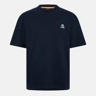 Boss Тениска Boss Men's Te Numbers T-Shirt - Dark Blue