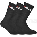 Fila 3pack tenkých vysokých ponožek černá