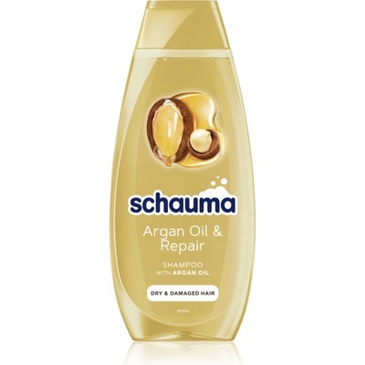 Schwarzkopf Schauma argan oil & Repair obnovující šampon pro suché a poškozené vlasy 400 ml