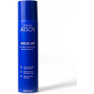 Tomas Arsov Hold Up Lak na vlasy s přirozenou fixací 300 ml