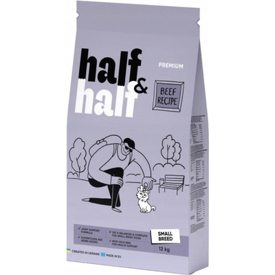 Half&Half Adult Small s hovězím masem 12 kg