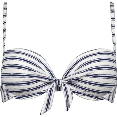 Watercult Дамско бикини горнище Watercult Women's Seaside Splash Wired Bikini Top - White / Night - размер 44 (150-4948-0215)