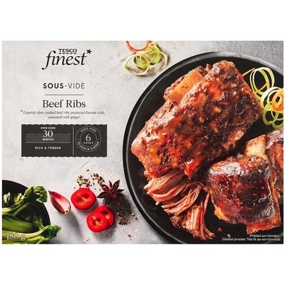 Tesco Finest Sous-vide pomalu vařená hovězí žebra v korejském stylu 480 g