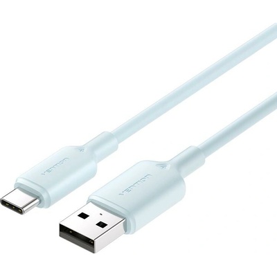 Vention CTQLF USB 2.0 A Male to C Male 3A, 1m, modrý