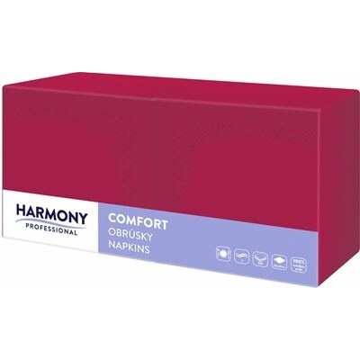 HARMONY Obrúsky 2V bordo 33x33 cm 250 ks