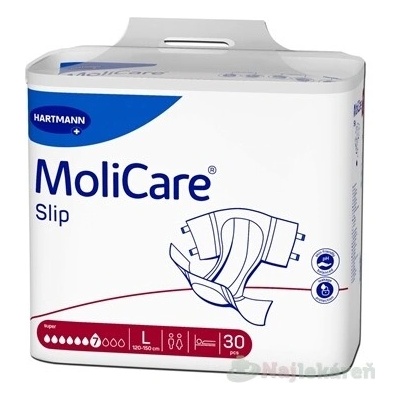 MoliCare Slip Super 7 kvapiek L 120-150 cm 30 ks