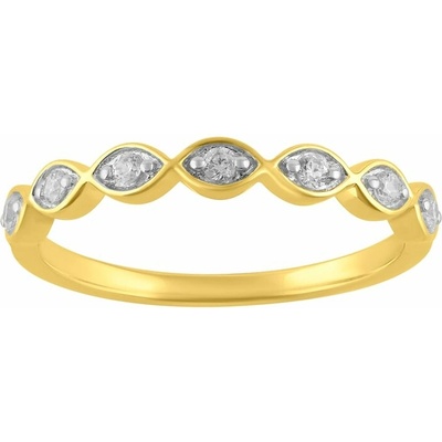Eppi Zlatý prsten s diamanty Evelyn R49546