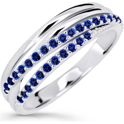 Cutie Diamonds prsten z bílého zlata se safíry DZ6716 3352 SF X 2