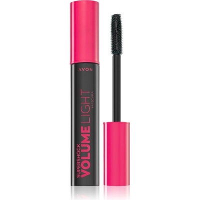 Avon SuperShock Volume Light objemová riasenka v extra čiernej Blackest Black 10 ml