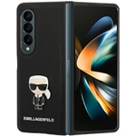 KARL LAGERFELD Гръб Karl Lagerfeld PU Saffiano Ikonik Case за Samsung Galaxy Z Fold 4 - Черен