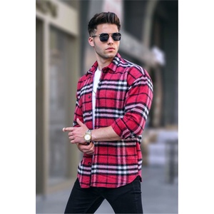 Madmext Мъжка Regular Fit риза 5553 - Червена #358030 (358030_Червен)