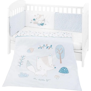 KikkaBoo Бебешки спален комплект 2 части EU style 60/120 Little Fox (41101020107) - salemax
