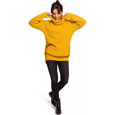 BK030 High neck pullover sweater honey