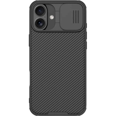 Nillkin Калъф за Apple iPhone 16 Plus, хибриден (термополиуретан и поликарбонат), Nillkin CamShield Pro Hard Case, удароустойчив, черен (KF2334010)