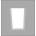 InterCeramic Огледало InterCeramic ICM R63 - Вертикално стъклено огледало 55x60 см (ICM R63)