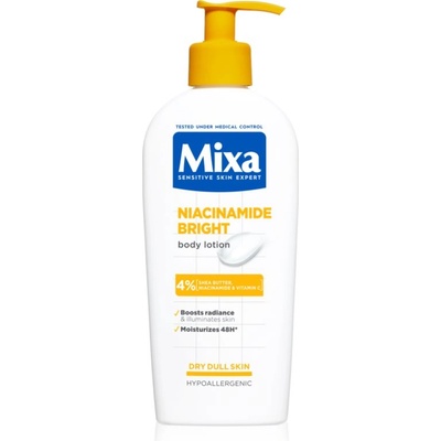 MIXA Niacinamide Bright масло за тяло с масло от шеа 250ml