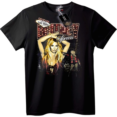 NOONEBRAND Тениска Britney Spears Лас Вегас - 2XL, White
