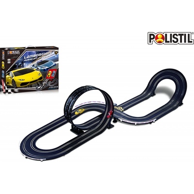 Polistil autodráha 1:43 polícia Lamborghini Huracán 5,22 m