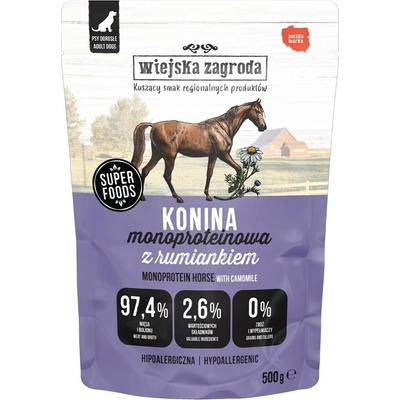 Wiejska Zagroda Monoprotein Horsemeat 500 g