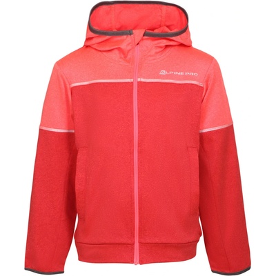 Alpine Pro Swano Dětská funkční mikina KSWX 425 diva pink