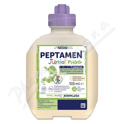 PEPTAMEN JUNIOR PHGG VANILKOVÁ PŘÍCHUŤ POR SOL 12X500ML