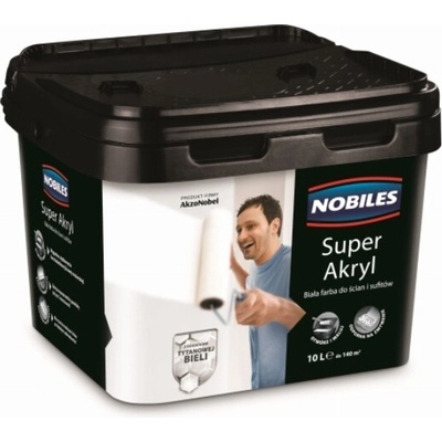 Nobiles Super Akryl 10 l Bílá
