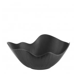 Horecano - Порцеланова купа асиметрична 37x27xh19, 5см черна REN BUFFET-(HC-56927) (0156927)
