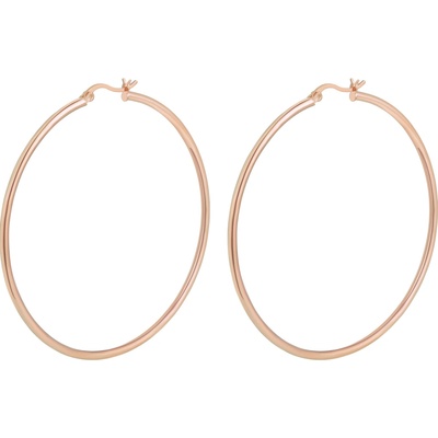 Olivie strieborné kruhy rose 7076