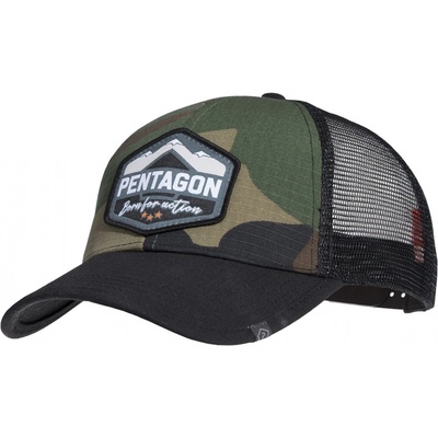 Kšiltovka Pentagon Era Trucker Born for action US woodland