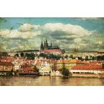 DIMEX ART Флизелинов фототапет ретро картичка - прага 375 x 250 см