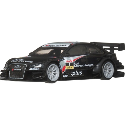 Mattel Hot Wheels Premium Kultovní auta Aero Styles Audi A4 2008 černé 1:64