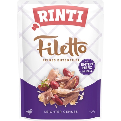 Rinti Filetto v želé kachna s kachním srdcem 48 x 100 g