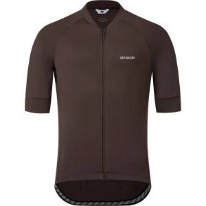 straede Мъжка фланелка с къс ръкав за колоездене straede Kaern Jersey Pro Cycling jersey - Espresso - размер XS (056-4259-0111)