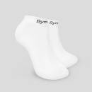 GymBeam ponožky Ankle Socks 3Pack White