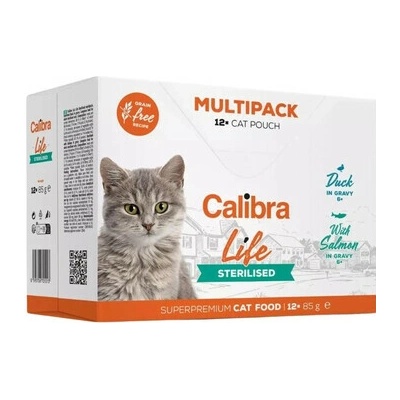 Calibra Cat Life Sterilised Duck in gravy 12 x 85 g