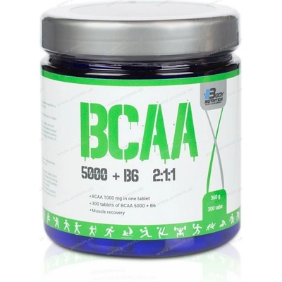 Body Nutrition BCAA 5000 + B6 2:1:1 300 tabliet