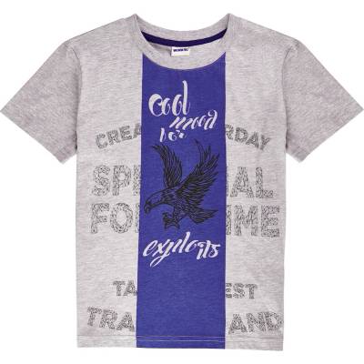 Winkiki Kids Wear Chlapecké tričko Cool šedý melanž