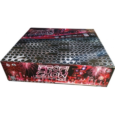 Sestavený ohňostroj PROFI SHOW MULTI SHAPE 400 ran 20 mm