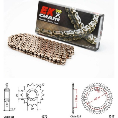 EK Chain Řetězová sada Honda NT 1100 22-25