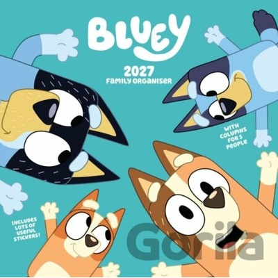 Oficiální nástěnný organizér se samolepkami Bluey SQ 30,5 x 30,5|61 cm 2027
