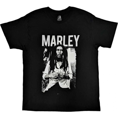 Bob Marley Black & White Black XL Риза (BMATS04MB04)