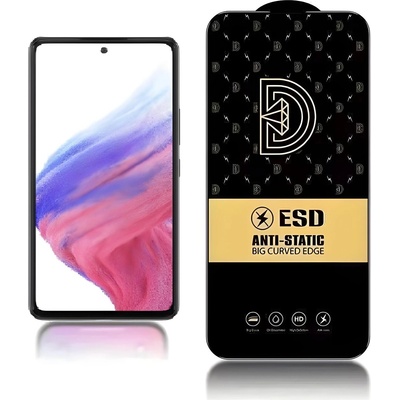 Samsung Diamond антистатично закалено стъкло за Samsung Galaxy A53 5G - Черен KP24203