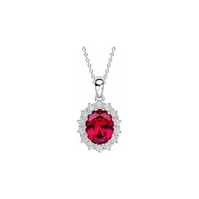 Diamonfire Strieborný prívesok s retiazkou P5518