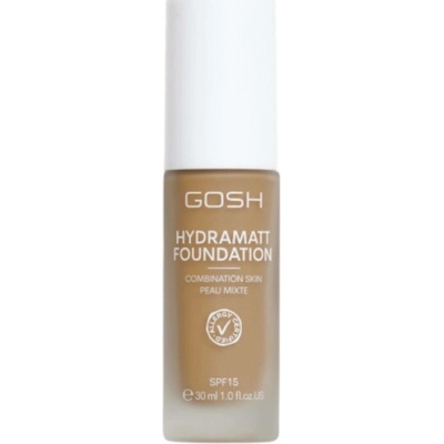 Gosh copenhagen Hydramatt Foundation make-up pro smíšenou pleť 014Y Dark 30 ml